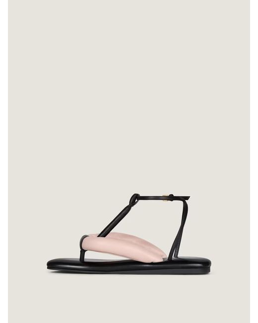 Givenchy Metallic Boudoir Padded Flat Sandals