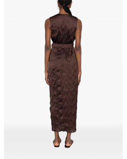 Staud Brown Mizu Maxi Dress