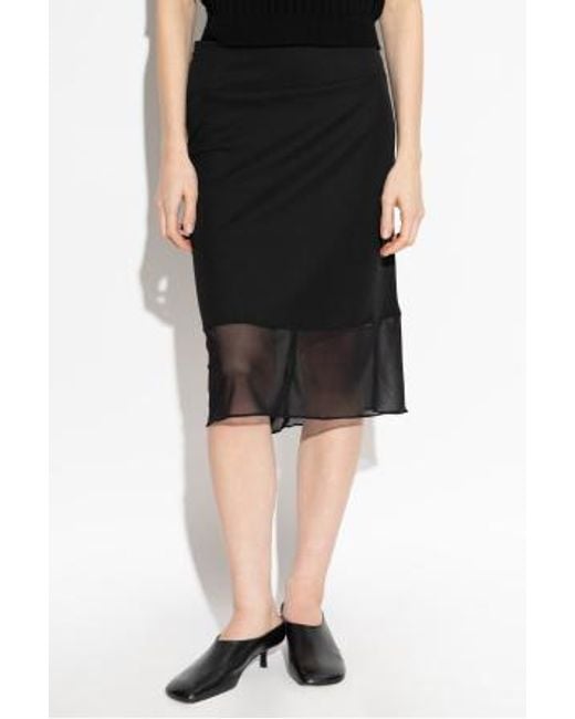 IRO Black Straight Skirt