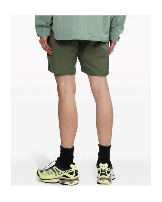 sunflower Green Elastic Waist Shorts for men