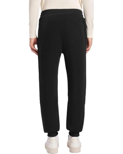Dondup Black Logo Track Pants for men