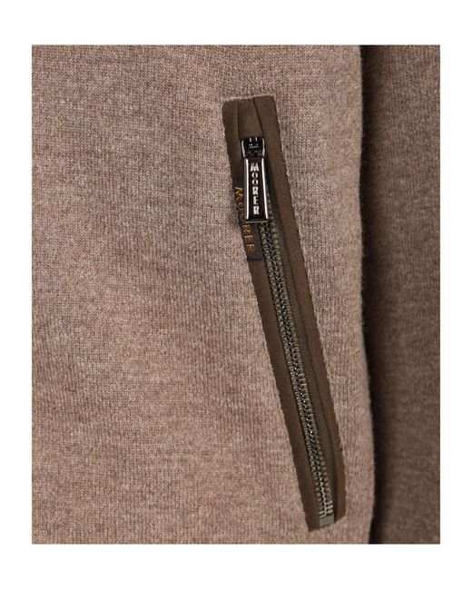 Moorer Brown Bellati-Mrw Bomber Jacket for men