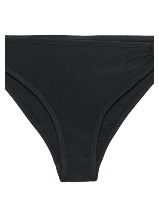 Coperni Black Logo-Appliqué Bikini Bottoms