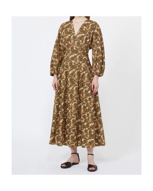 Max Mara Natural Long Sleeve Dress