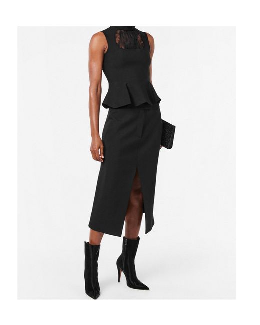 McQueen Black Classic Versatile Top