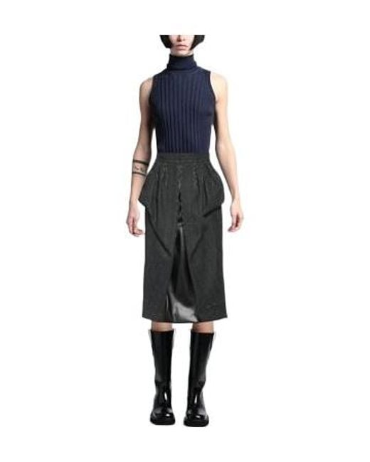 Maison Margiela Black Midi Skirts