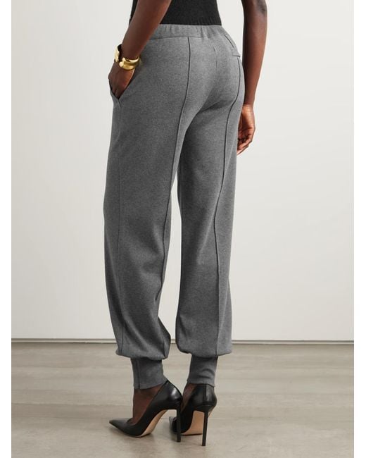 Tom Ford Gray Cuffed Drawstring Trousers