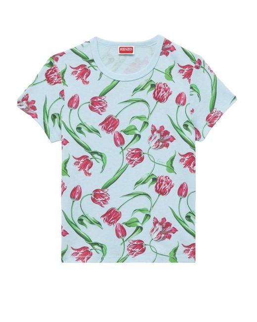 KENZO White Tulip' T-Shirt