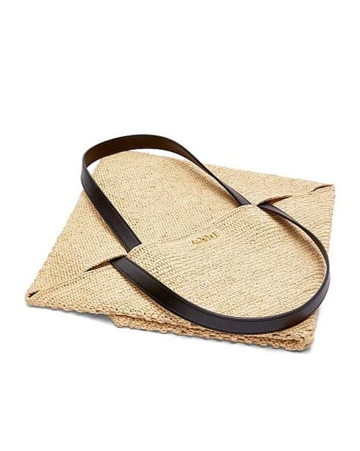 Loewe Natural Xl Puzzle Fold Tote for men