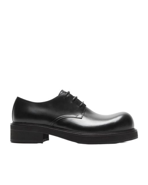 Acne Black Chunky Derby Shoes for men