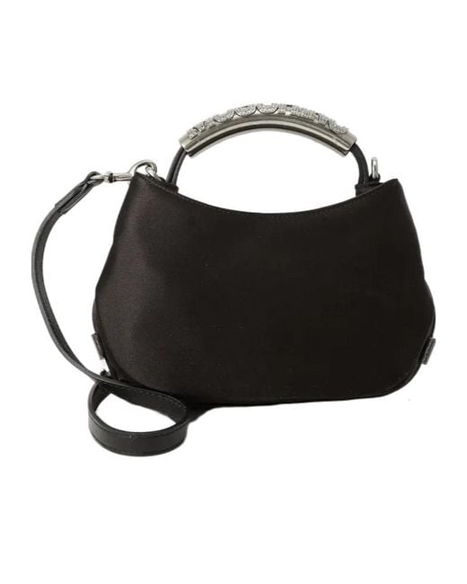 Moschino Black Adjustable Strap Shoulder Bag