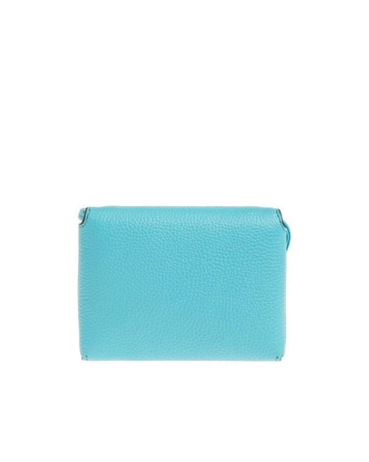 Tory Burch Blue Lanyard Cardholder