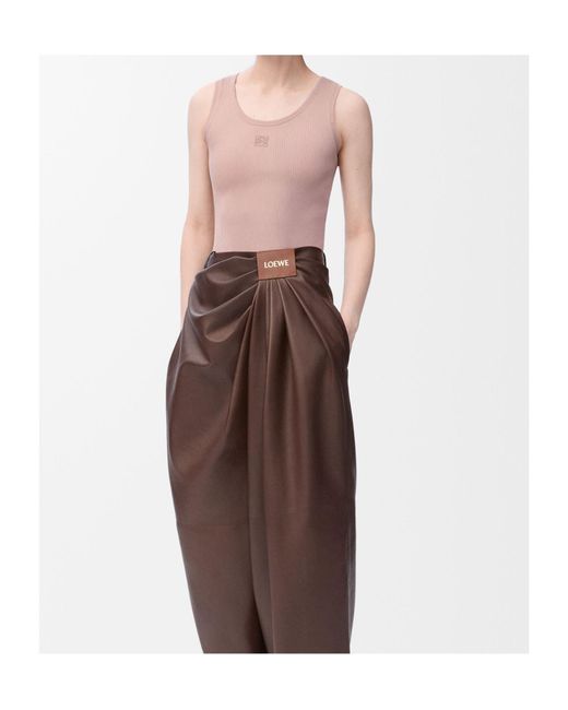 Loewe Pink Anagram Sleeveless Tank Top