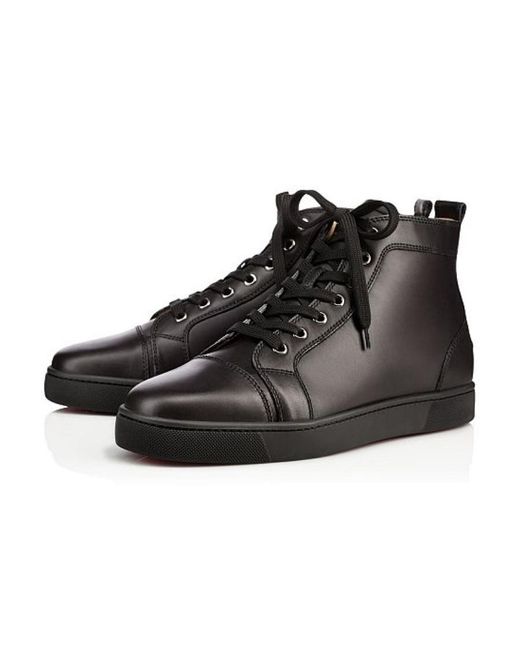 Christian Louboutin Black Louis High Top Sneakers for men