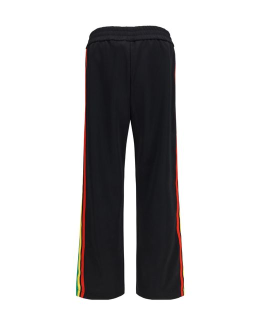 Palm Angels Black Classic Logo Track Pants for men