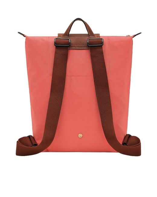 Longchamp Red Le Pliage Original M Backpack for men