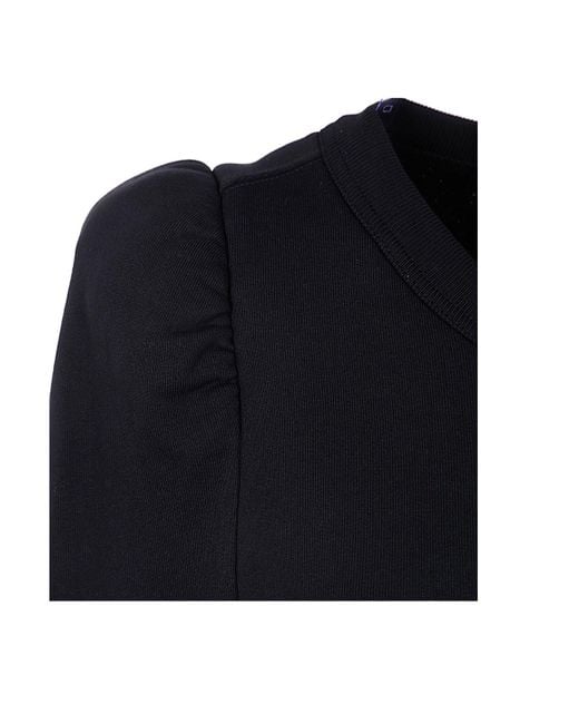 Dries Van Noten Blue Round-Neck Sweater