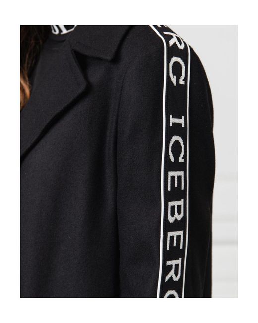 Iceberg Black Long Coat