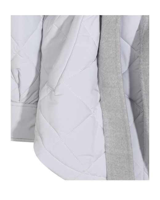 Fabiana Filippi Gray Tie-Waist Casual Shirt-Style Jacket