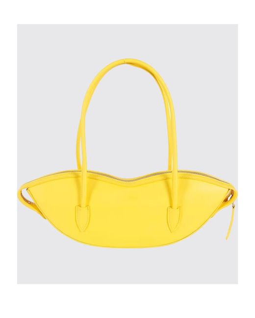 Fiorucci Yellow Quilted Shoulder Bag