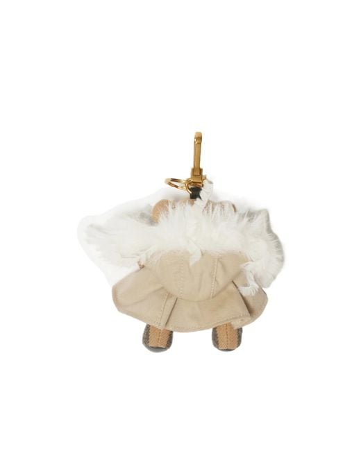 Burberry Metallic Check Thomas Bear Charm