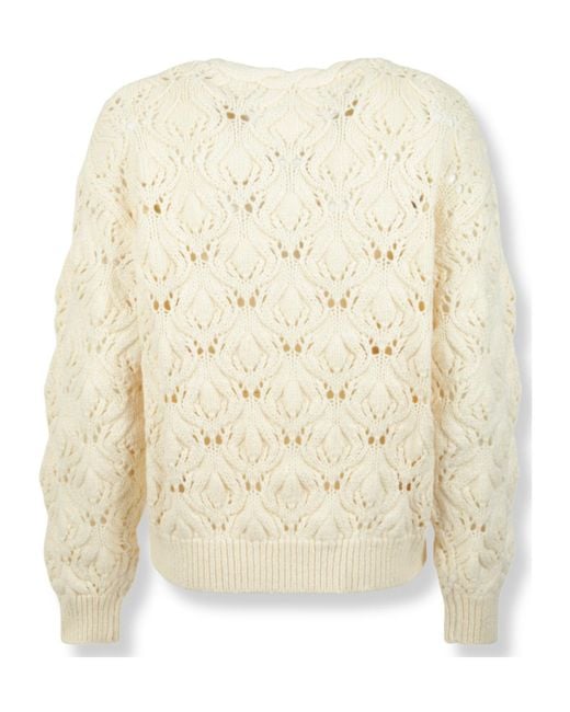 Isabel Marant Natural Isabel Marant Étoile Wendy Lace-Up Knitted Sweater