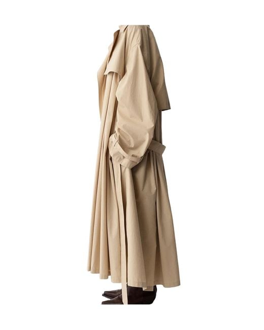 Calvin Klein Natural Mireille Belted Trench Coat
