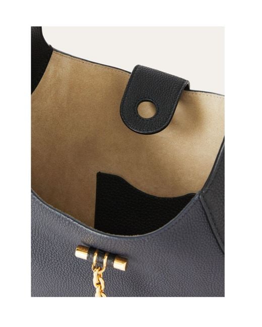 Loro Piana Black Medium Bobbin Bag
