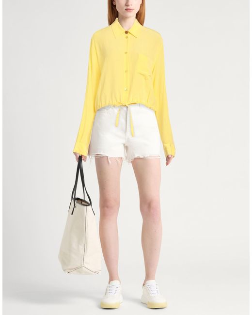 Marni Yellow Long Sleeves Shirt