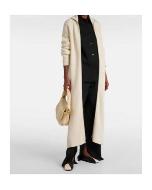 Jil Sander White Wool Cardigan