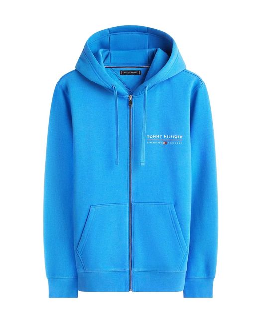Tommy Hilfiger Blue Long-Sleeved Sweatshirt for men
