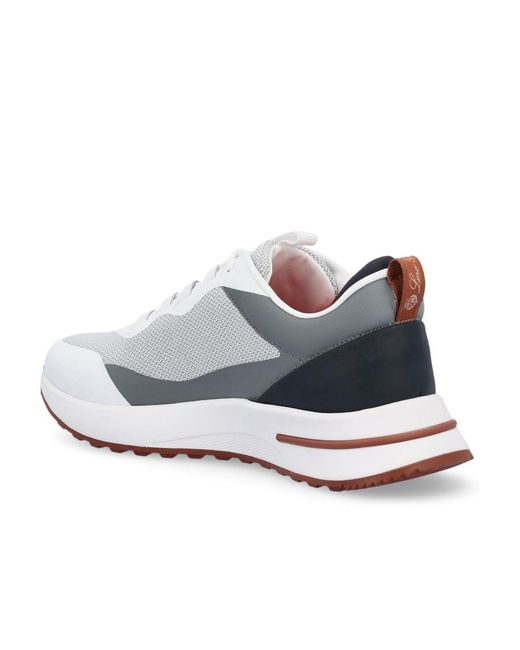Loro Piana White Week-End Walk Sneakers for men