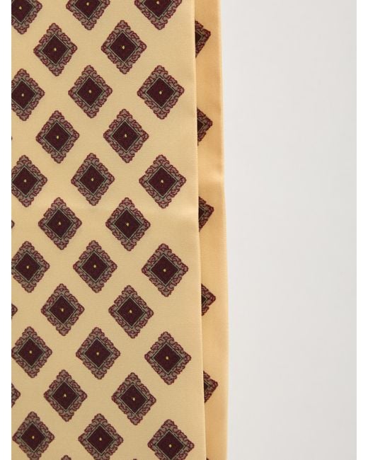 Céline White Smocking Scarf for men