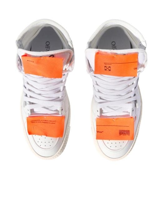 Off-White c/o Virgil Abloh White 3.0 Off Court Lace-Up Sneakers