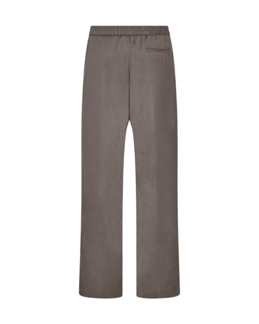 The Row Gray Elasticated-Waistband Ari Pants for men