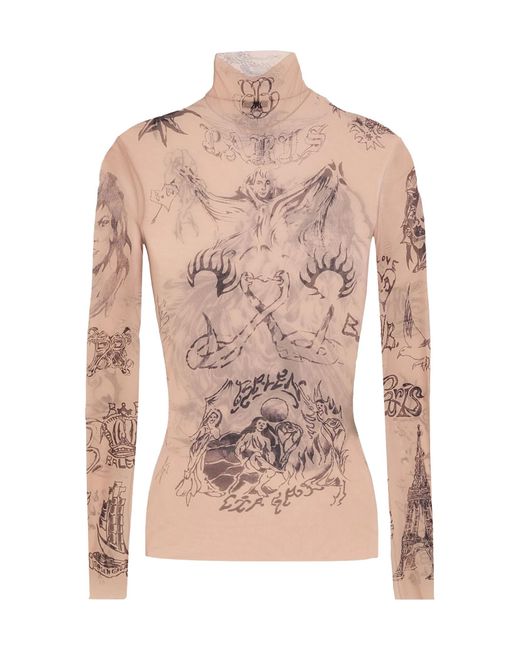 Balenciaga Pink Two-Tone Tops
