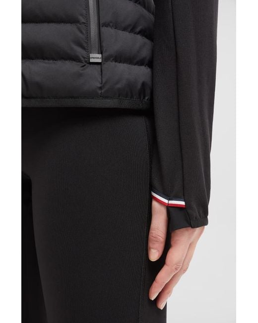 Moncler Black Grenoble Padded Zip-Up Hoodie
