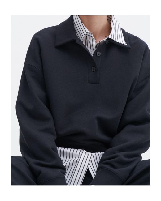 Filippa K Blue Jersey Polo Shirt