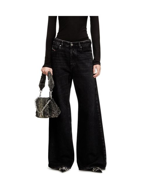 DIESEL Black 1996-D-Sire Wide Leg Jeans
