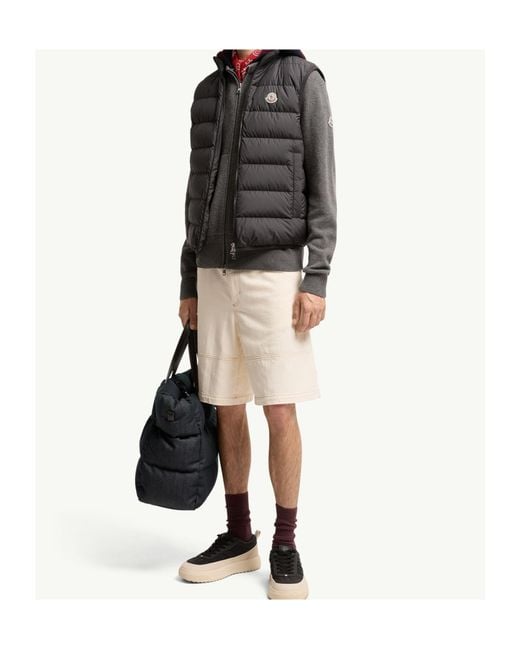 Moncler Gray Contrin Down Vest for men