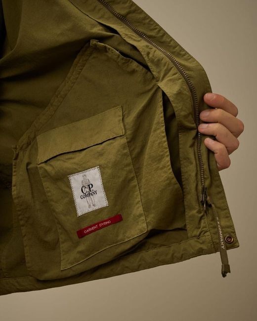C P Company Green Lens Pocket Jacket for men