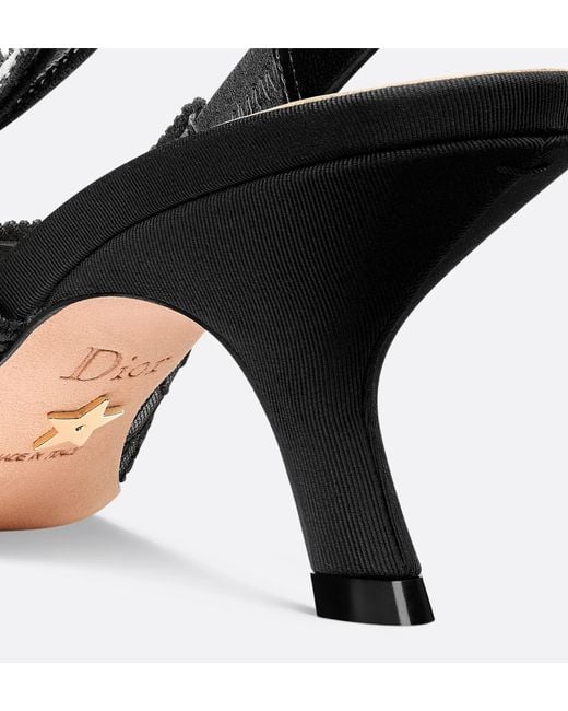 Dior Black J'A Slingback Pump