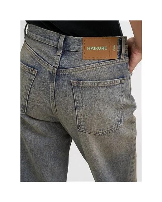 Haikure Gray Logo Jeans