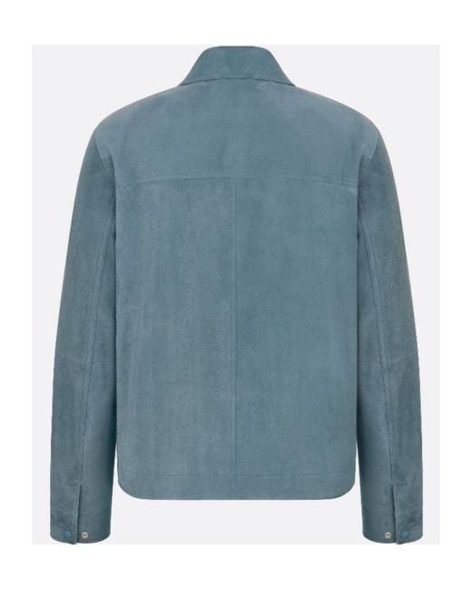 Dior Blue Blouson Jacket for men