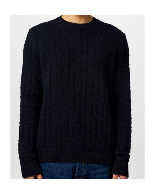 Prada Blue Crewneck Sweater for men
