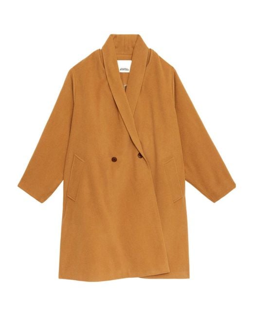 Isabel Marant Brown Elise Coat