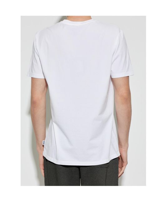 Moschino White Short-Sleeved T-Shirt for men