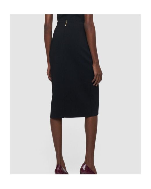 Joseph Black Safir Split Midi Skirt