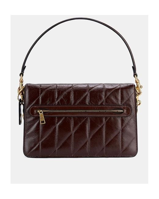 COACH Brown Chain Tabby Shoulder Bag