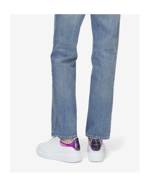 McQueen Purple Oversized Low-Top Sneakers